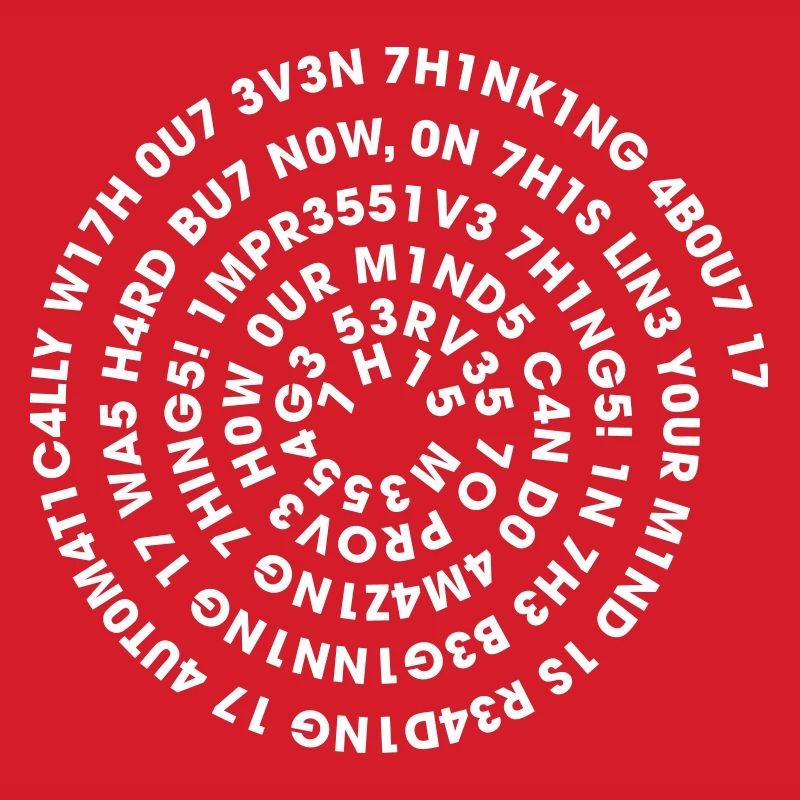 Spirale Leetspeak – Nerd Code 1337 Geek Design