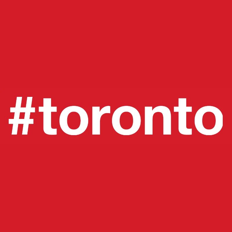 TORONTO, Canada Kanada Hashtag