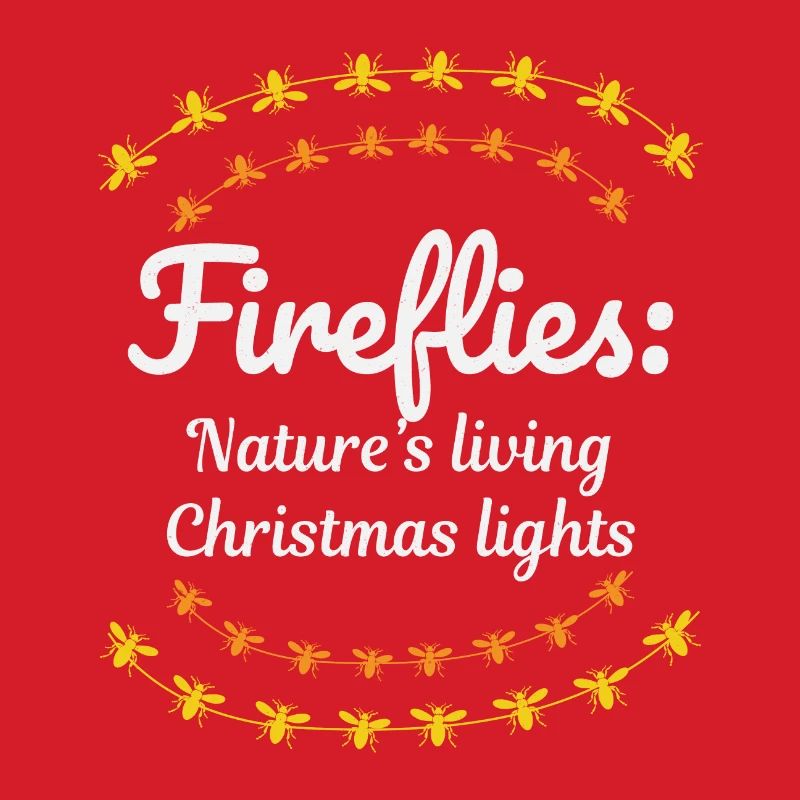 Fireflies Firefly Lightning Bug Insect Christmas