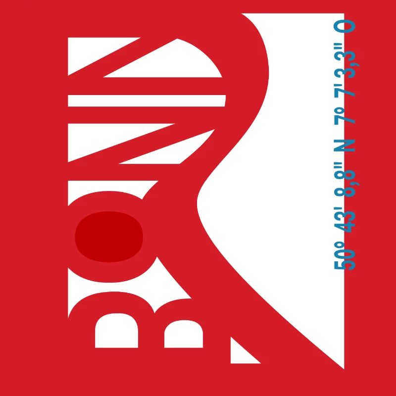 BONN - coordinates longitude latitude