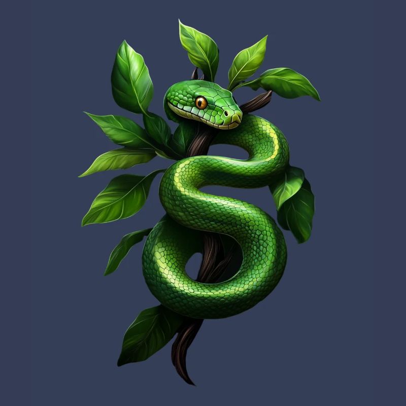 Green Tree Python Snakes Lover Terrarium