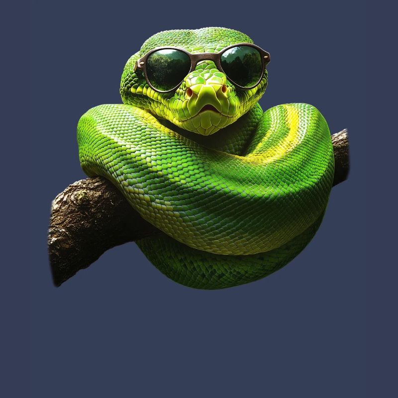 Arbre vert Python Serpents Amoureux Terrarium