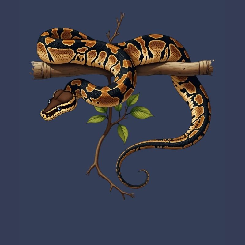 Roi Python Serpents Amoureux Terrarium Python