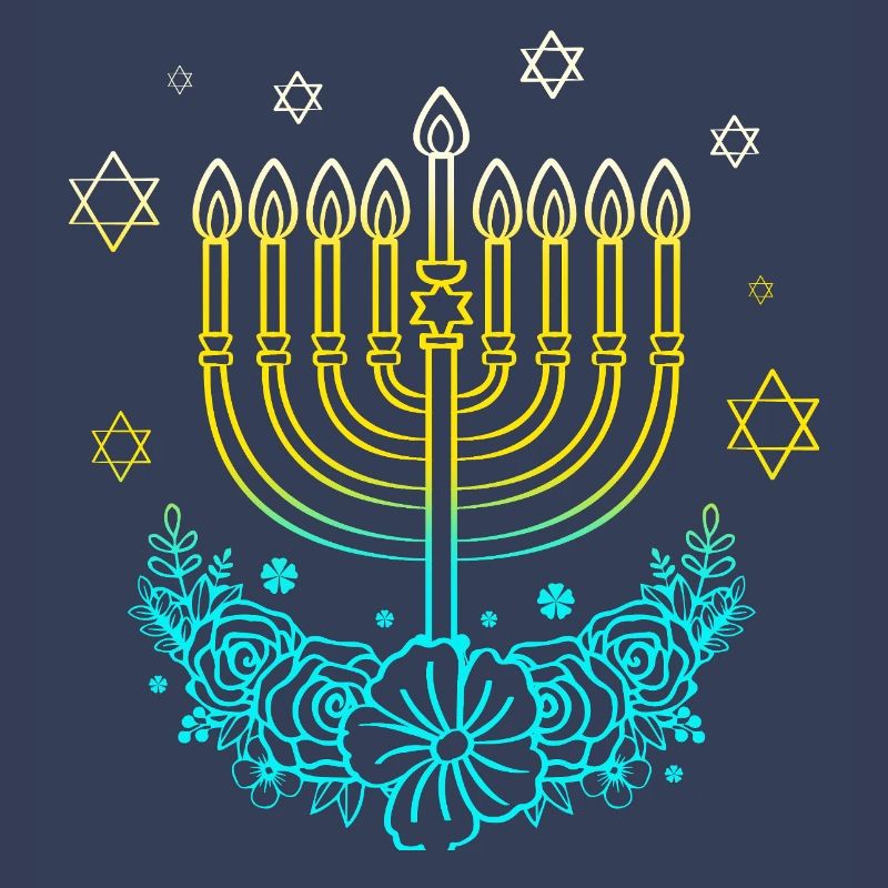 Hanoukka Hanoukka Hanoukka Hanouka Menorah