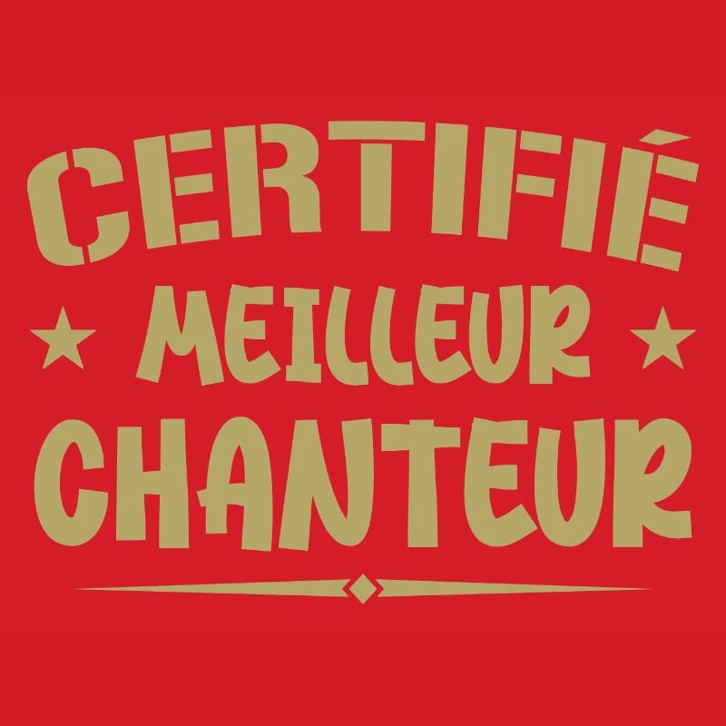 Certified Best Singer - Singer Gift