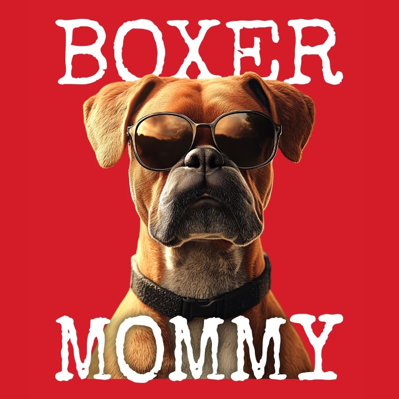 Deutscher Boxer Mom Mama Muttertag Boxer Mommy