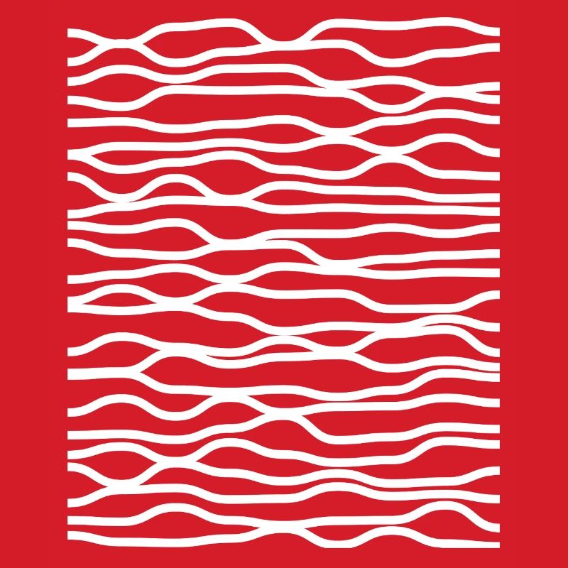 Zebra Wave Stripe Pattern