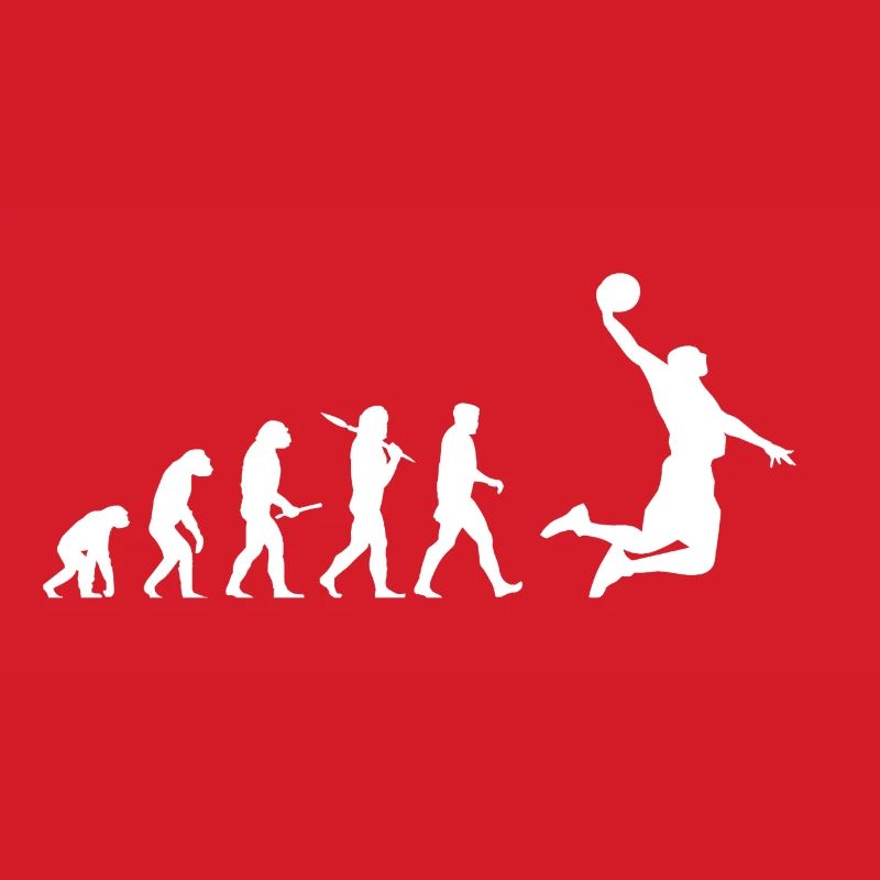 Evolution Basketball! Funny! Dunk!