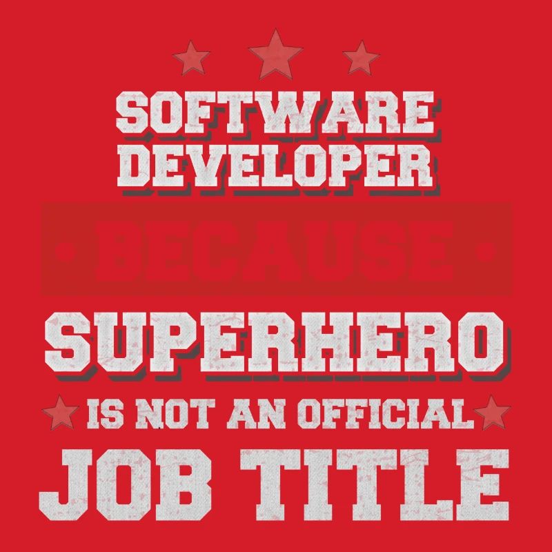 Software Developer Superhero Shirt