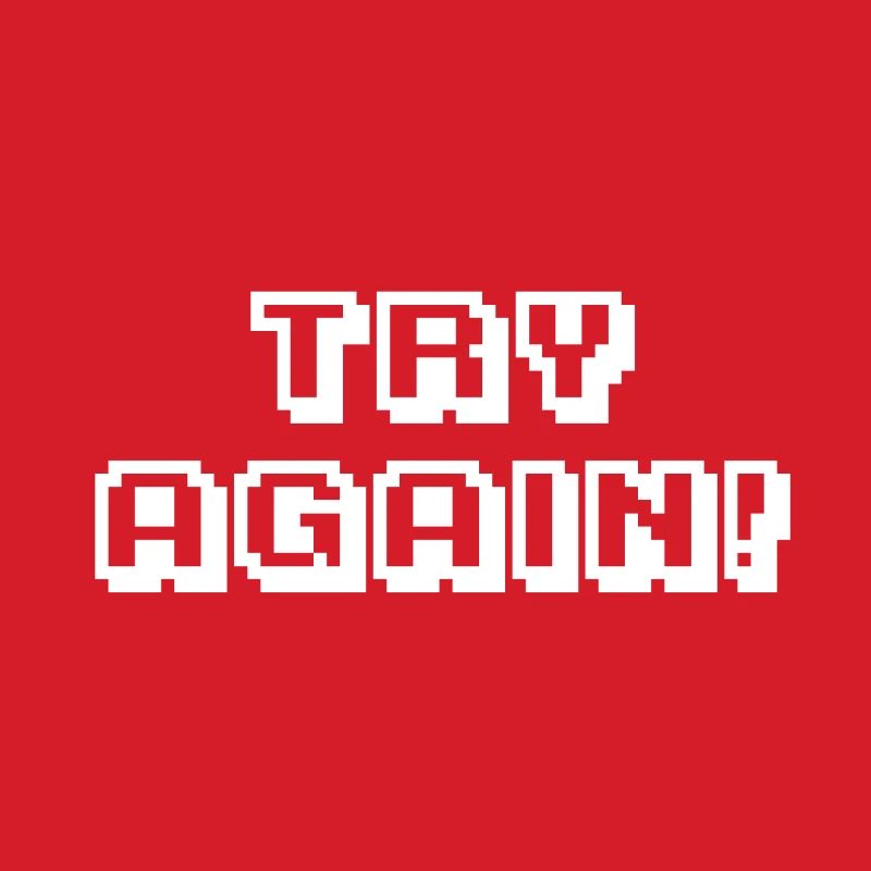 Arcade Try Again blanc