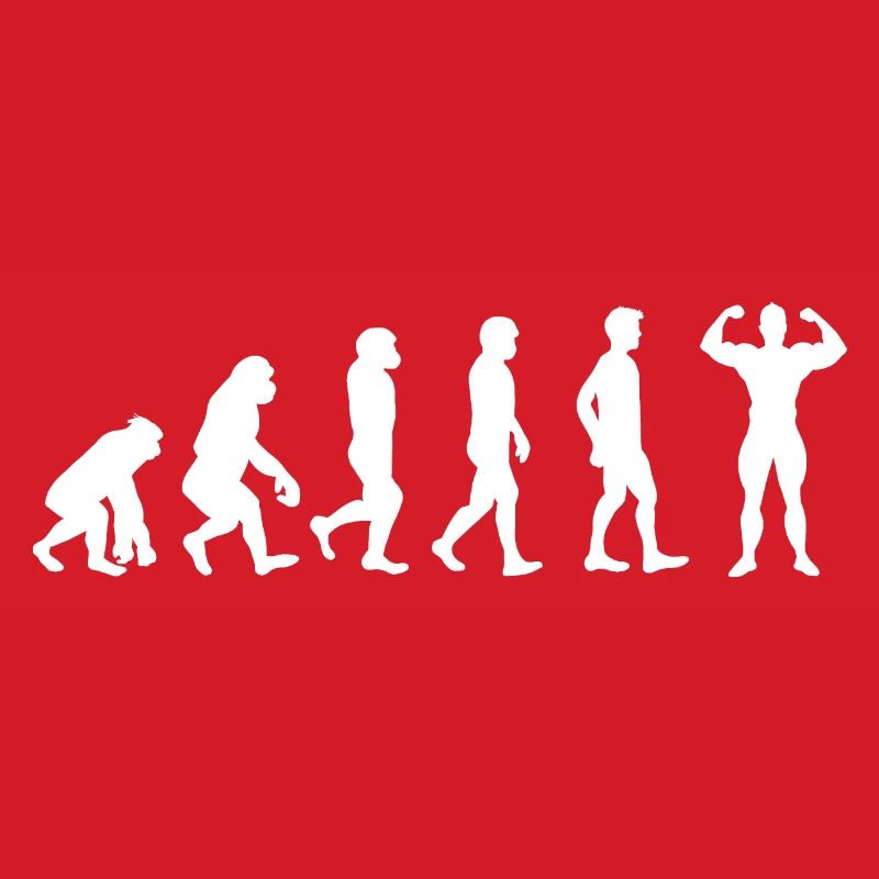 Evolution Bodybuilder weiß