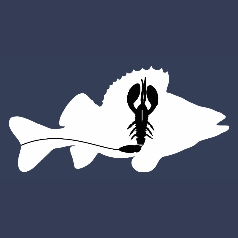 Perch with Creature Bait - white
