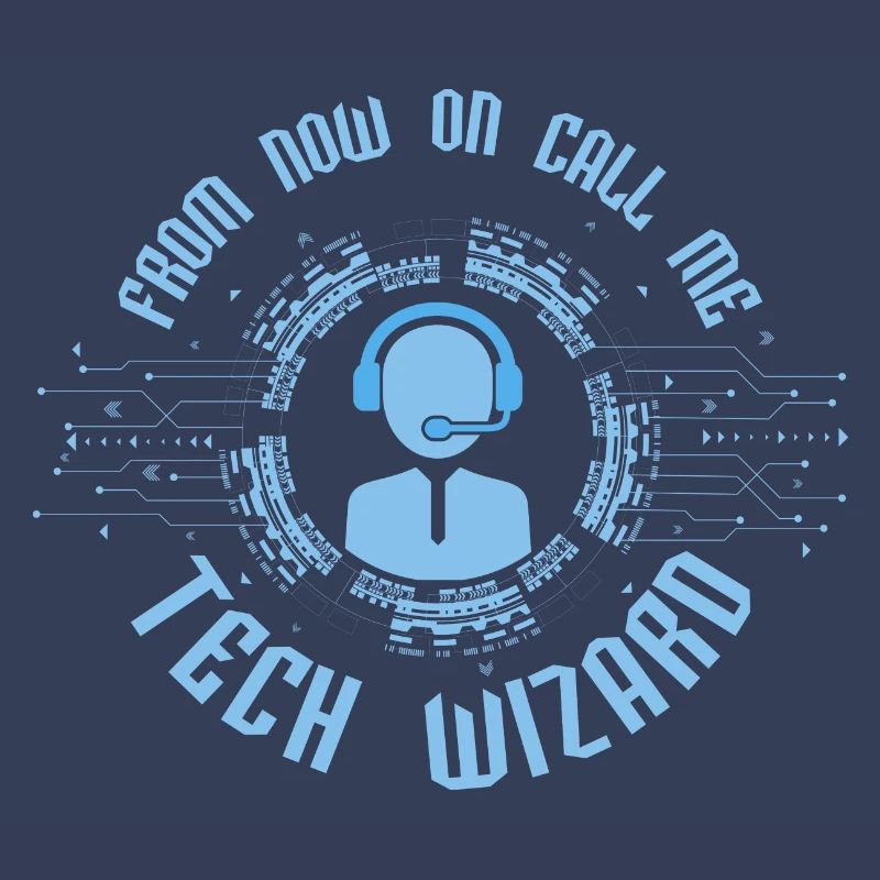 À partir de maintenant, appelez-moi Tech Wizard Computer Tech Supp