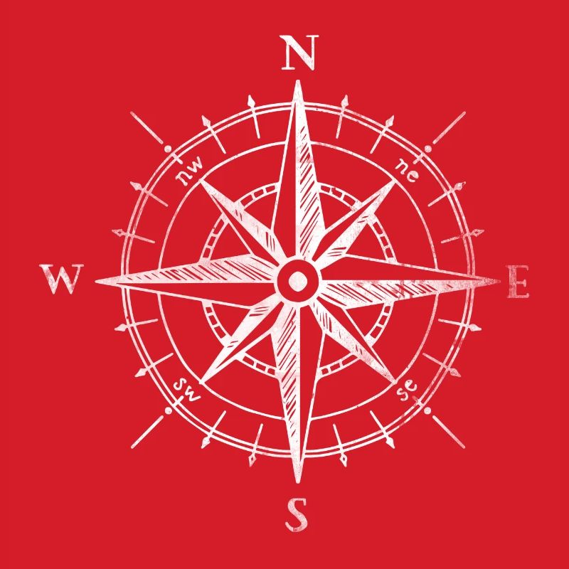 Gift Retro Compass Cardinal points