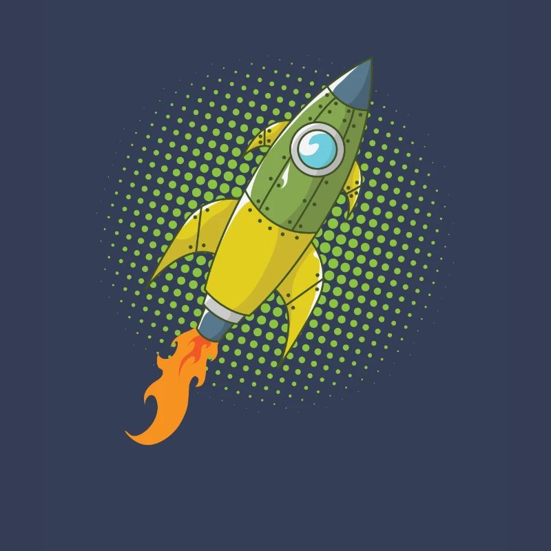 Rocket Comic Spaceship Spacecraft Missile