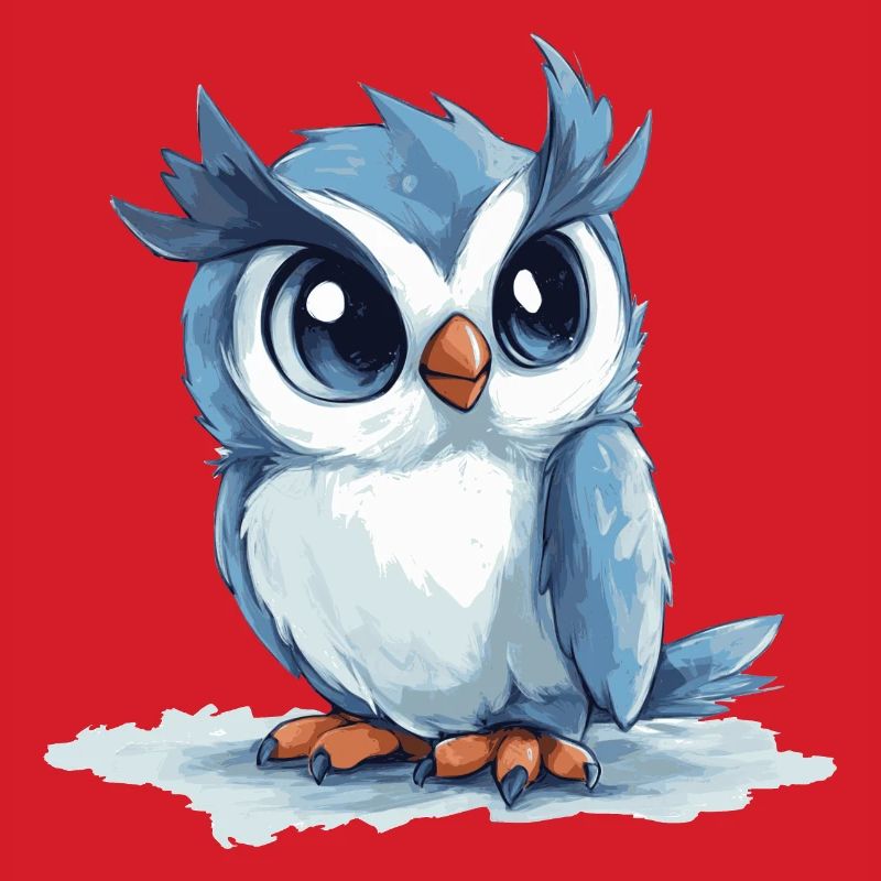blaue Eule