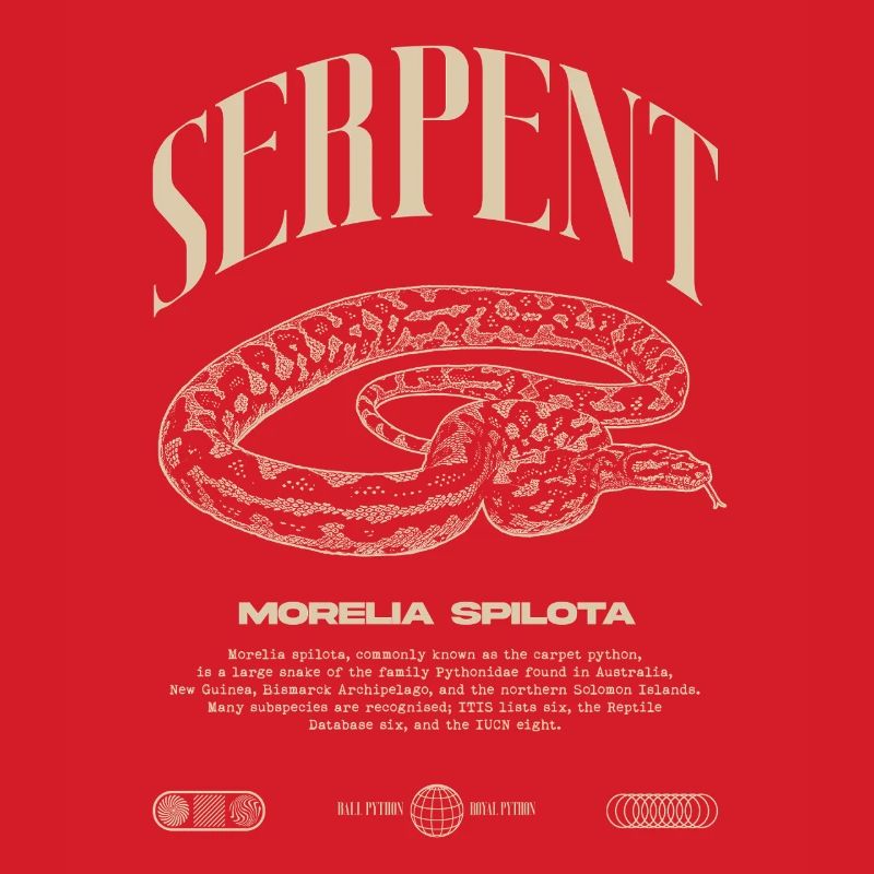 Teppich Python Moderne Reptile Keeper Streetwear