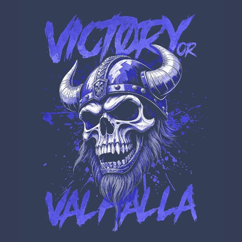 Nordischer Wikingersieg oder Walhalla