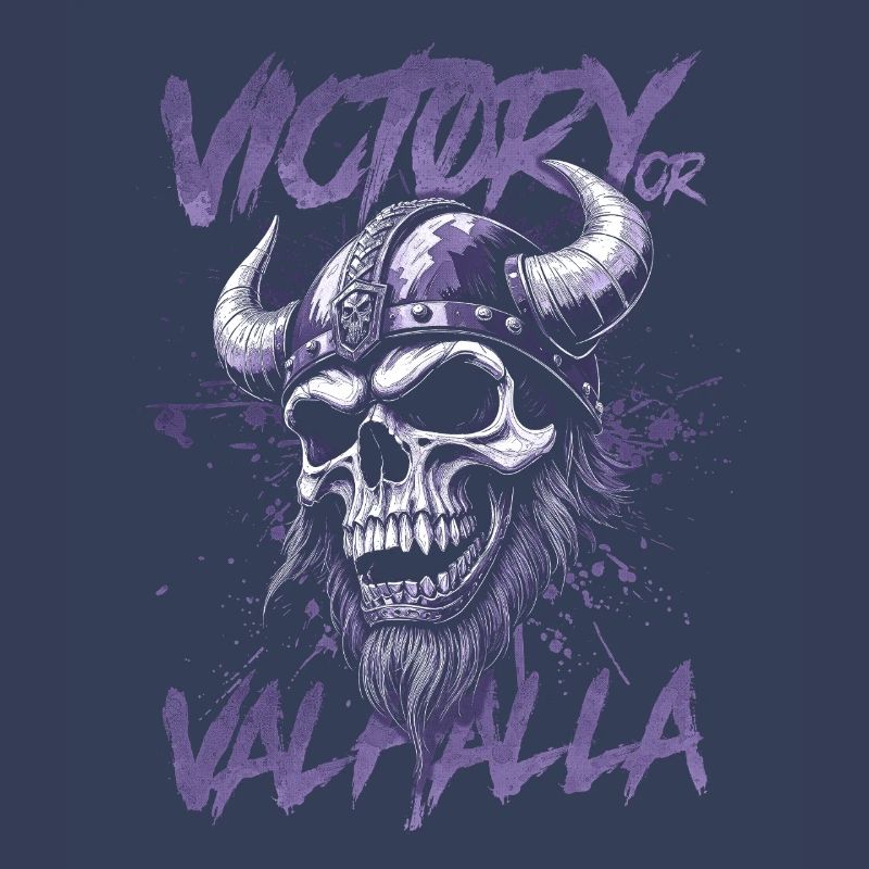 Nordischer Wikingersieg oder Walhalla