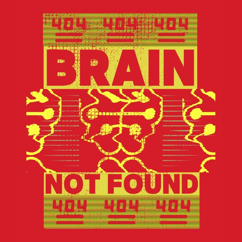 404-html error, Computer-Nerd, lustiger Spruch