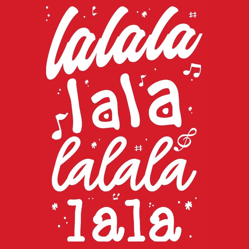 LaLa La Pattern Musical Script Tee