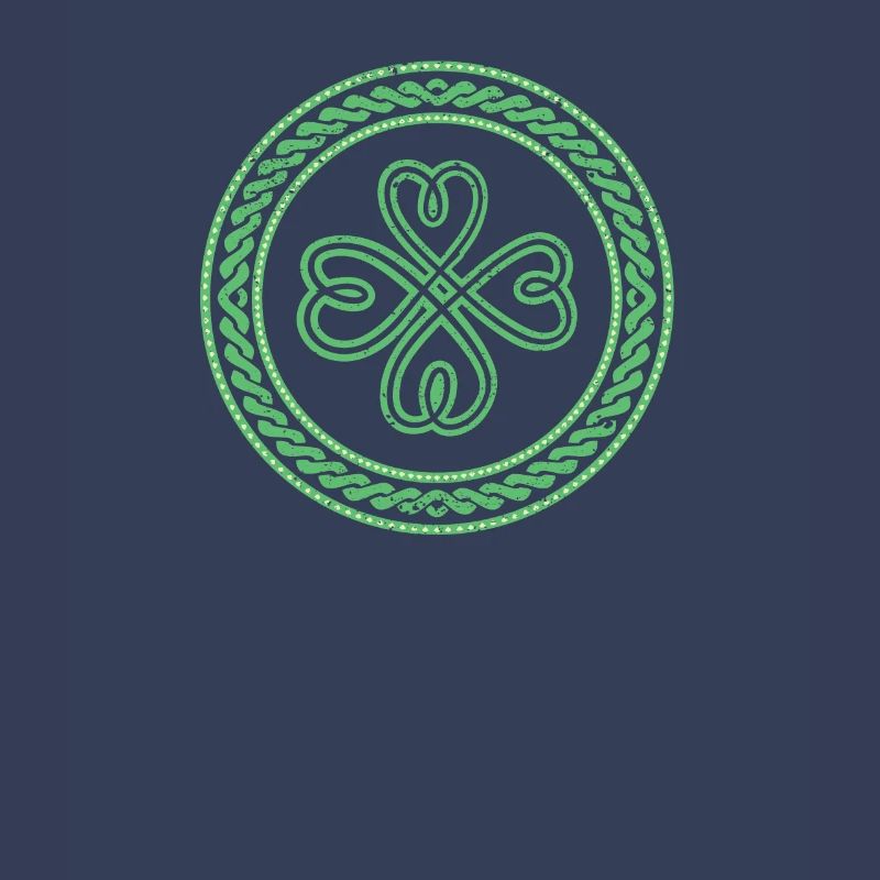 Irish Blessing Celtic Knot 4 Leaf Clover