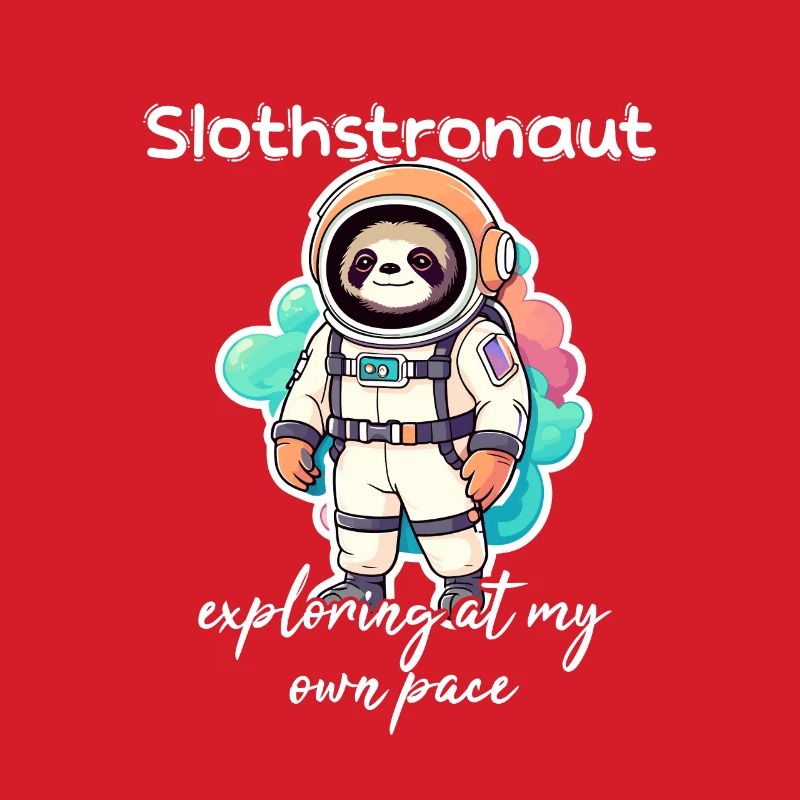 Slothstronaut Exploring At My Own Pace - Sloth