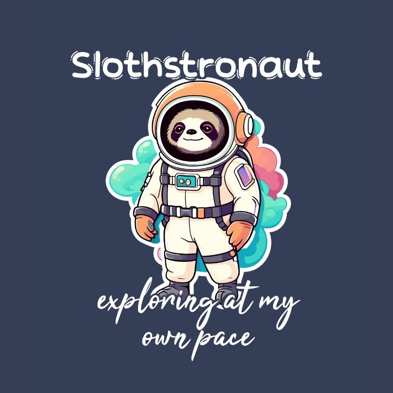 Slothstronaut Exploring At My Own Pace - Sloth