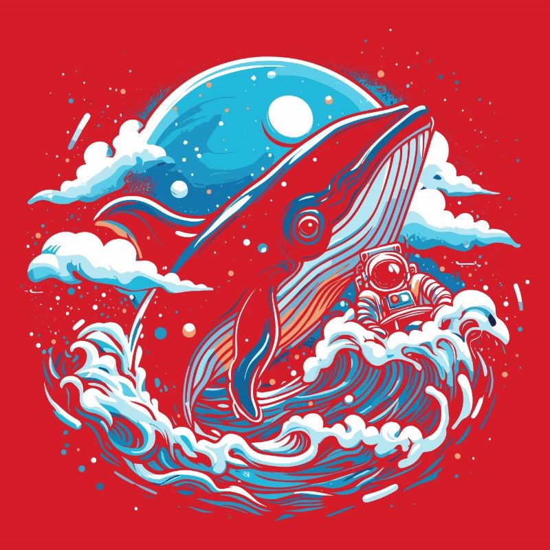 Imagination de baleine de l’espace