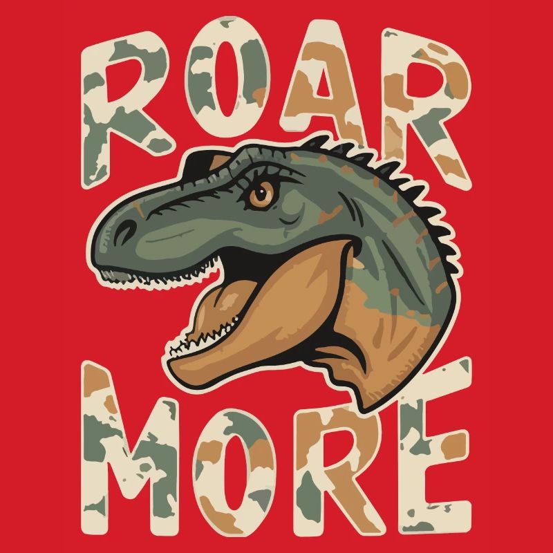 DINOSAUR TSHIRT, ROAR MORE