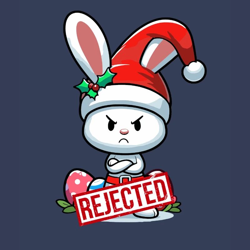 Offended Easter Bunny Christmas Funny Gift