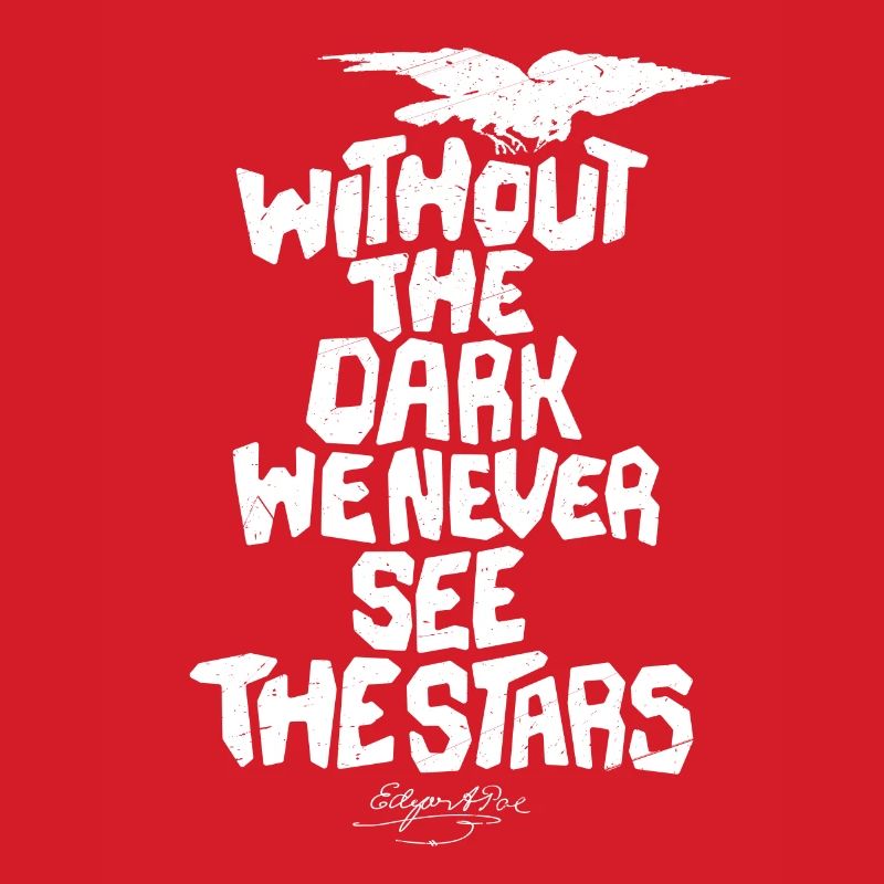 Edgar Allan Poe Quote, Literature Visual