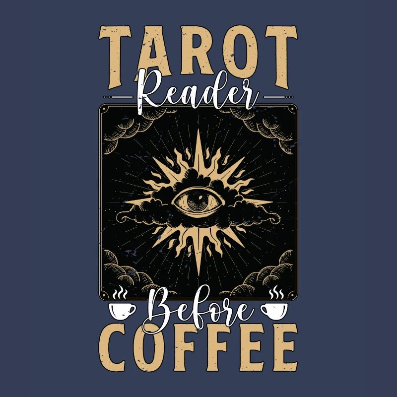 Tarot Reader Before Fortune Telling Coffee Lover