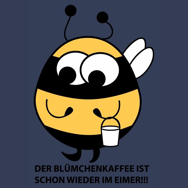 Biene mit Eimer