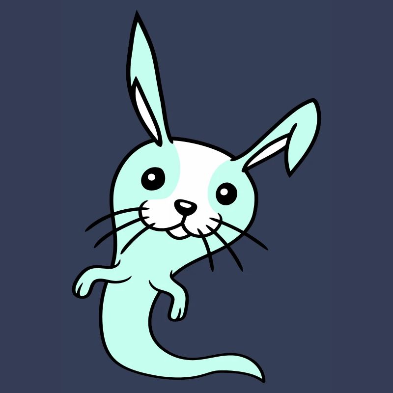 Bunny Ghost Ghost Haunting Halloween Creepy Cute