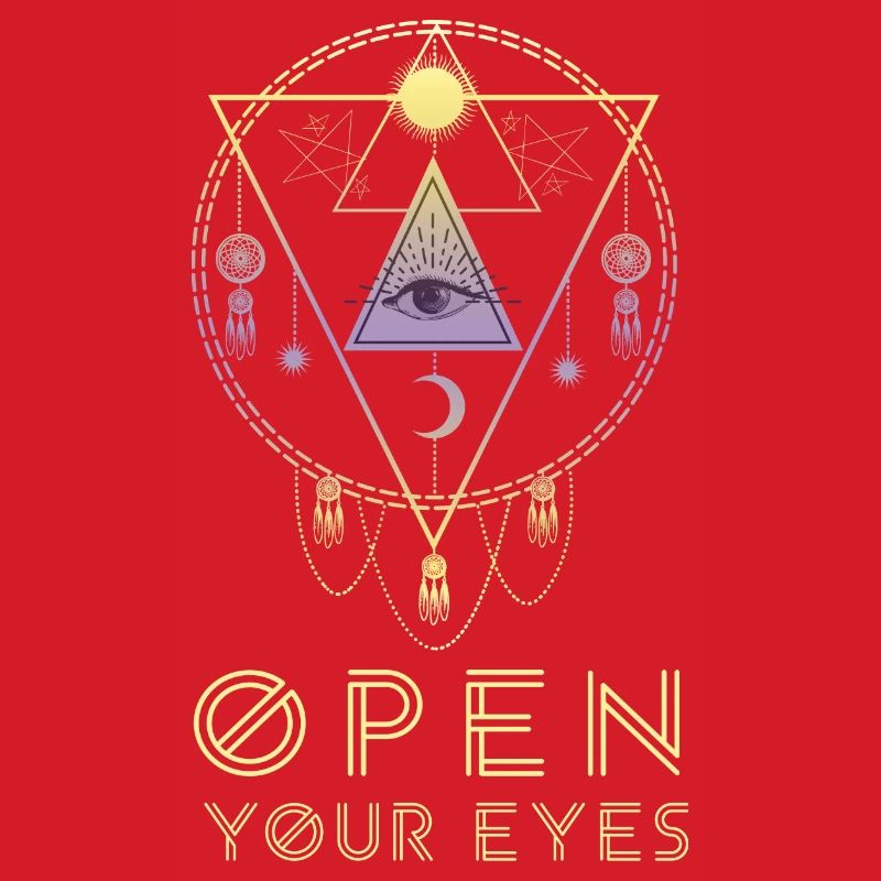 Open Your Eyes All-Seeing Eye Boho Gift