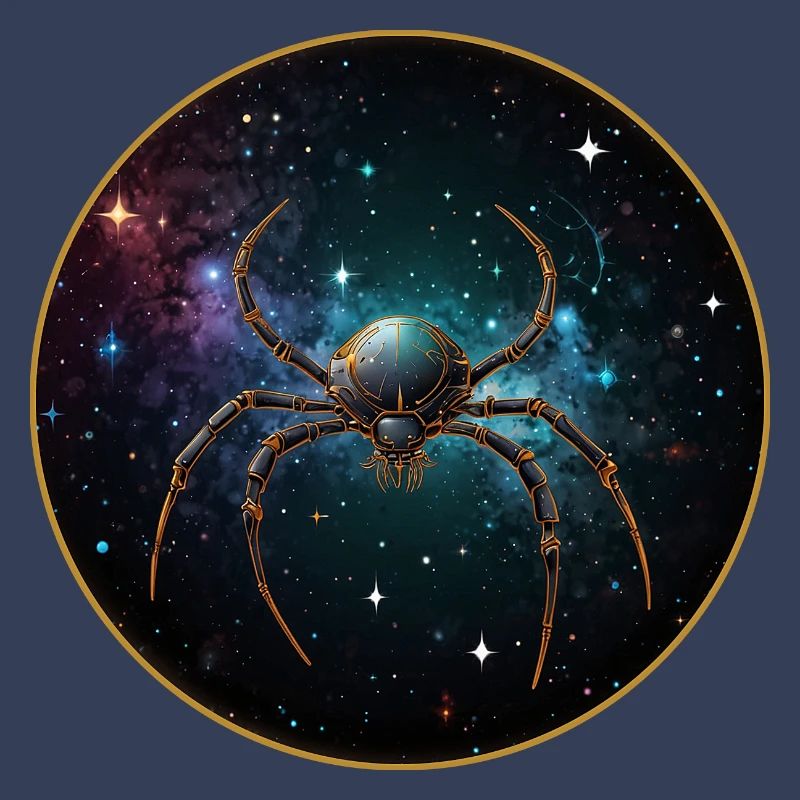 Araignée de l’espace dans l’espace en orbite