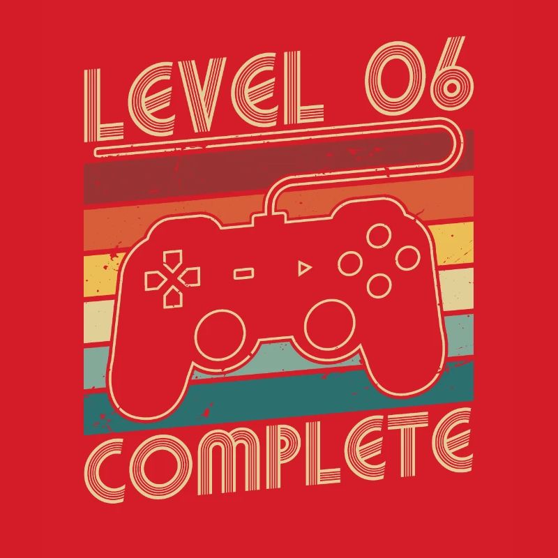 Level 6 Complete 6 Jahre Geburtstags Geschenk