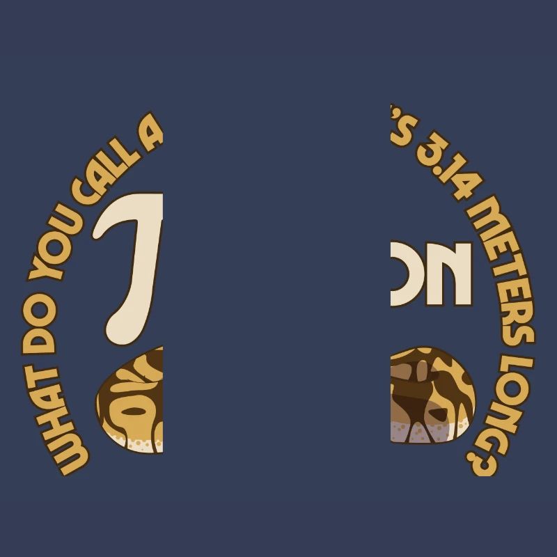 Math Pun Pi-thon Funny Snake Mathematics Meme