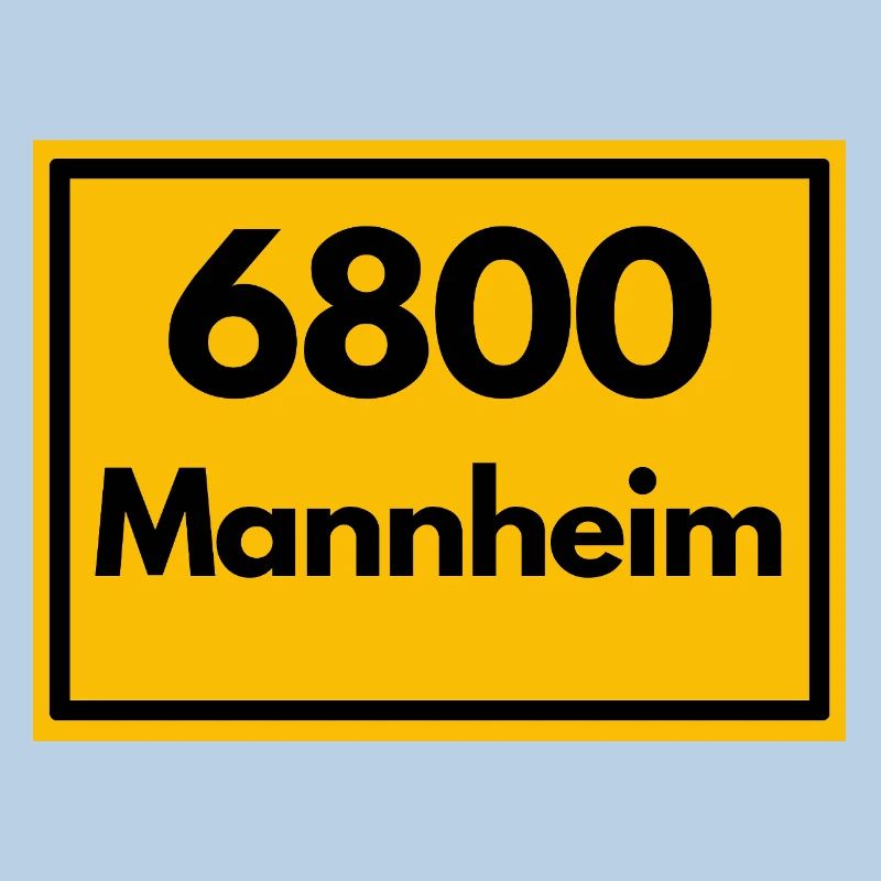 OLD POSTCODE POSTCODE RETRO 6800 MANNHEIM Squares