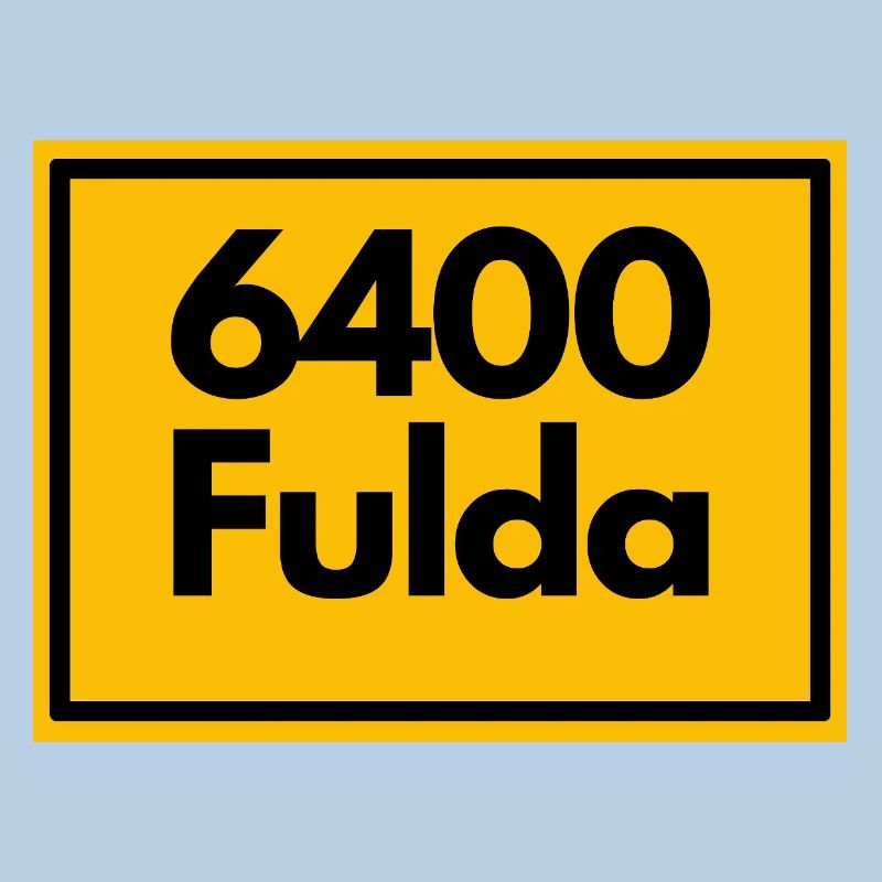 ANCIEN CODE POSTAL RETRO 6400 FULDA - HESSEN