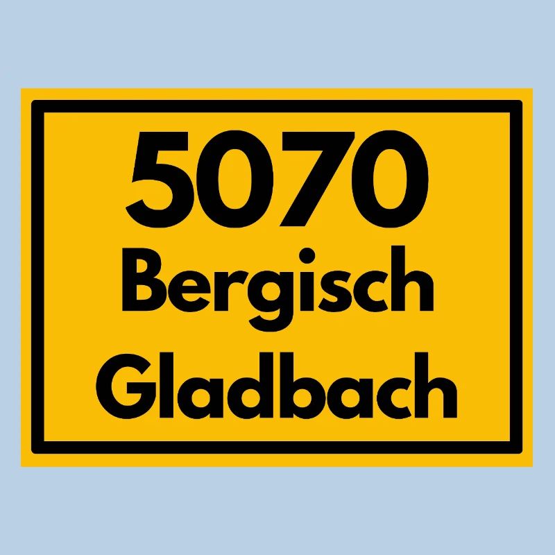 ANCIEN CODE POSTAL RETRO 5070 BERGISCHGLADBACH