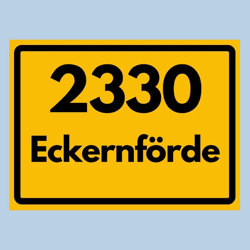 OUDE POSTCODE RETRO 2330 ECKERNFÖRDE FJORD