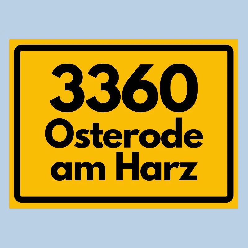 ANCIEN CODE POSTAL RETRO 3360 OSTERODE HARZ