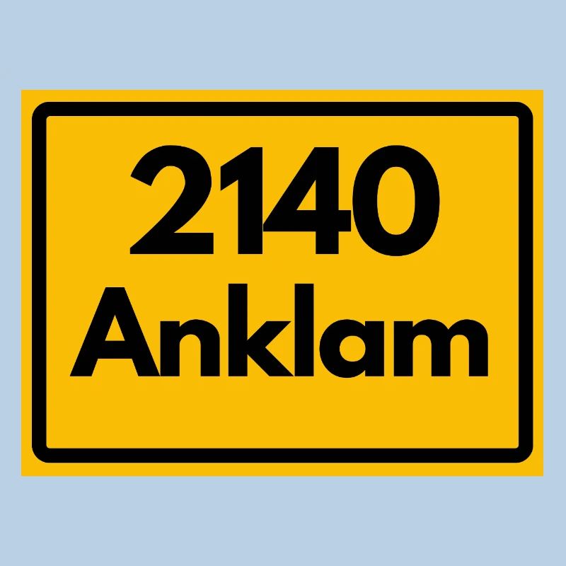 OLD POSTCODE POSTCODE RETRO 2140 ANKLAM HEIMAT