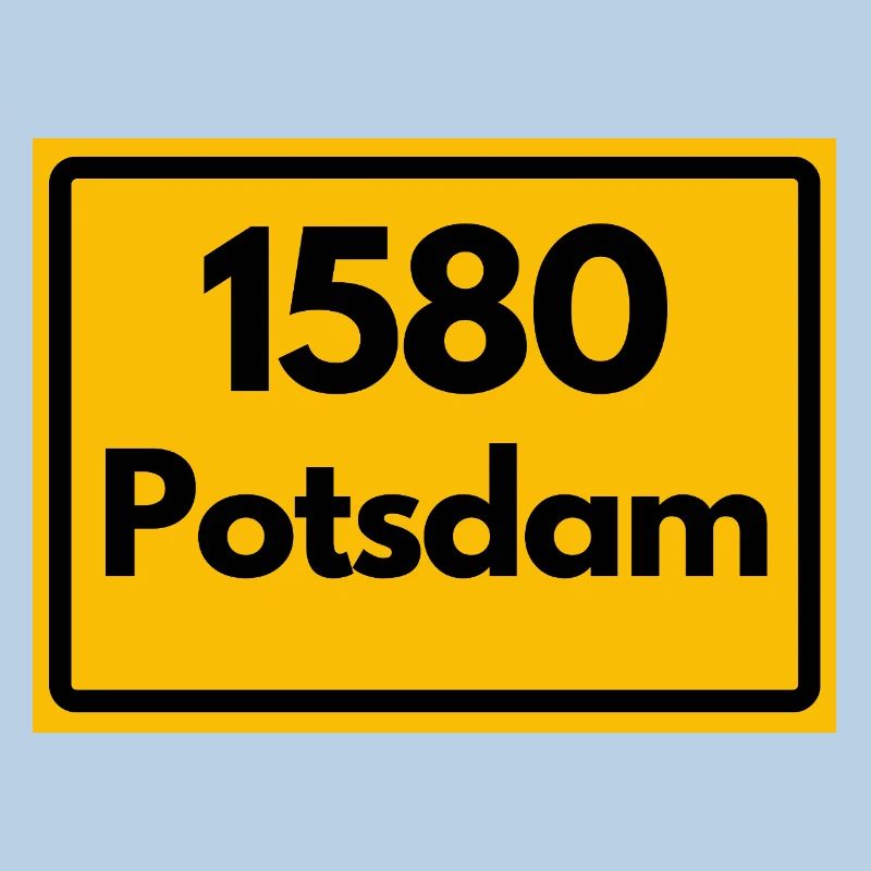 OLD POSTCODE POSTCODE RETRO 1580 POTSDAM HEIMAT