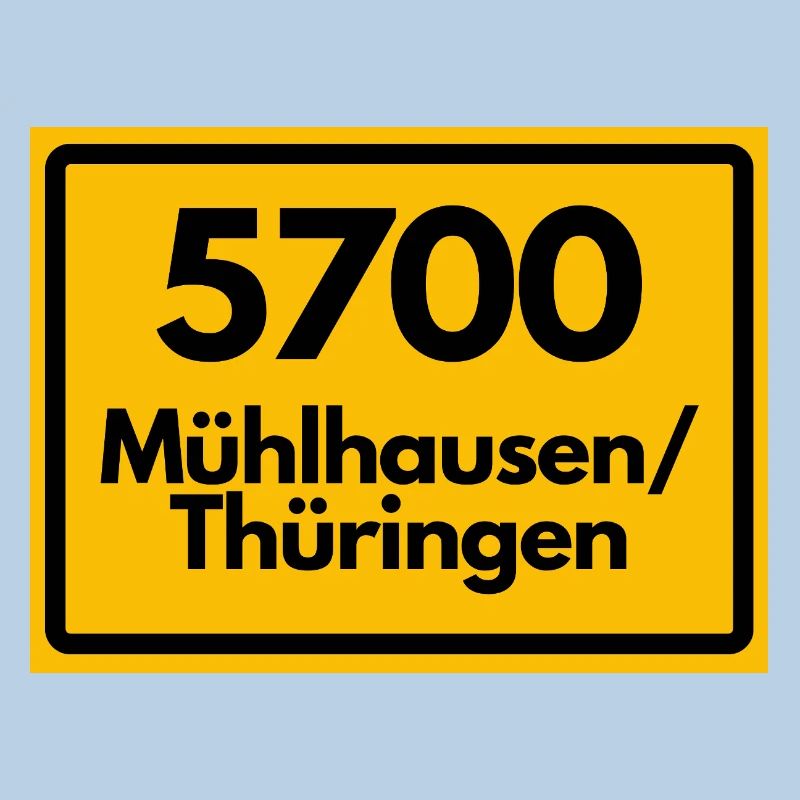 ANCIEN CODI POSTAL 5700 MÜHLHAUSEN THURINGIA