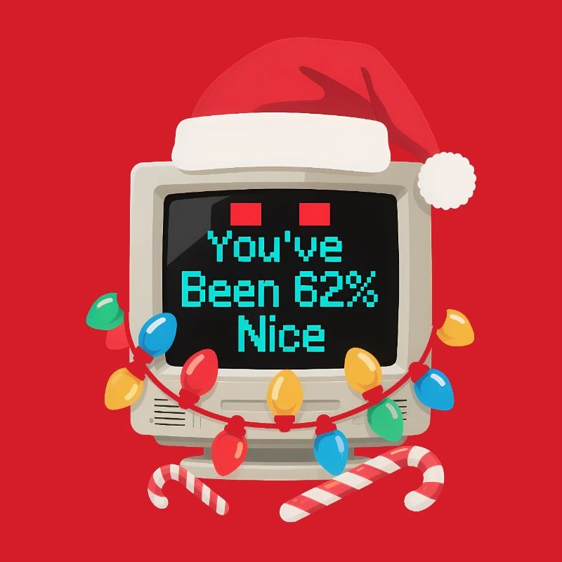Computer Weihnachten KI Sarkastisch Tech Geschenk