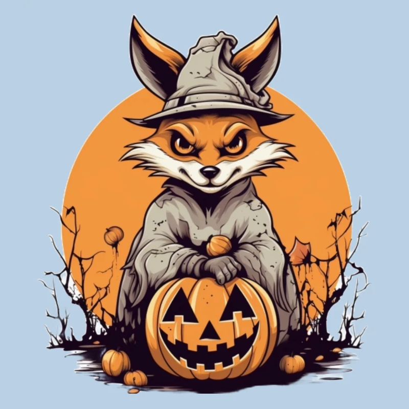 Grim Fox in the Witch's Forest