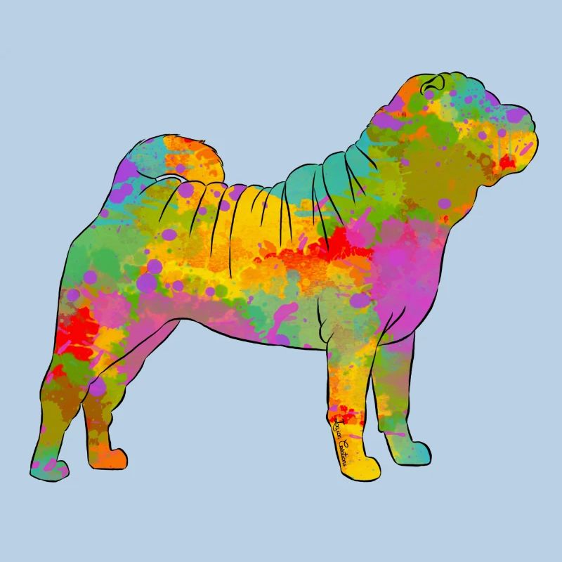 Shar Pei Multicolor